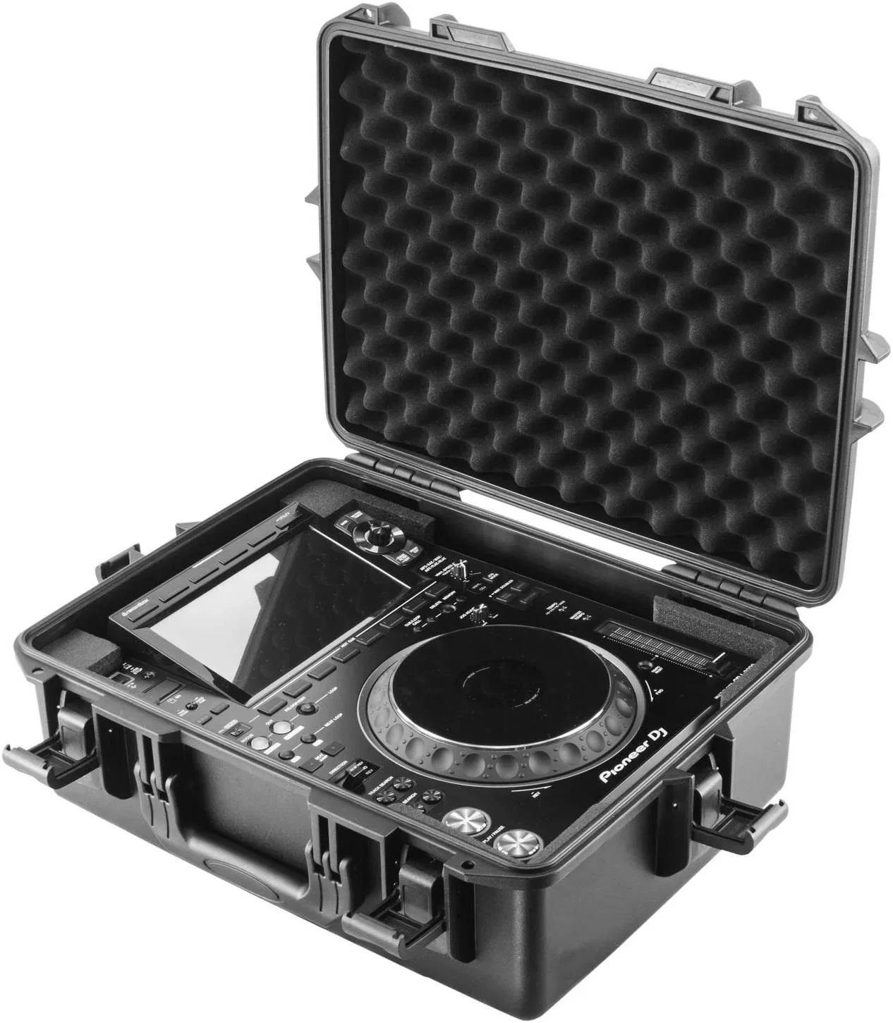 کیف ضد گرد و غبار و ضد آب اودیسه آمریکا برای Pioneer CDJ-3000، مقاوم در برابر ضربه، دارای دسته حمل راحت و محکم، مشکی | VUCDJ3000