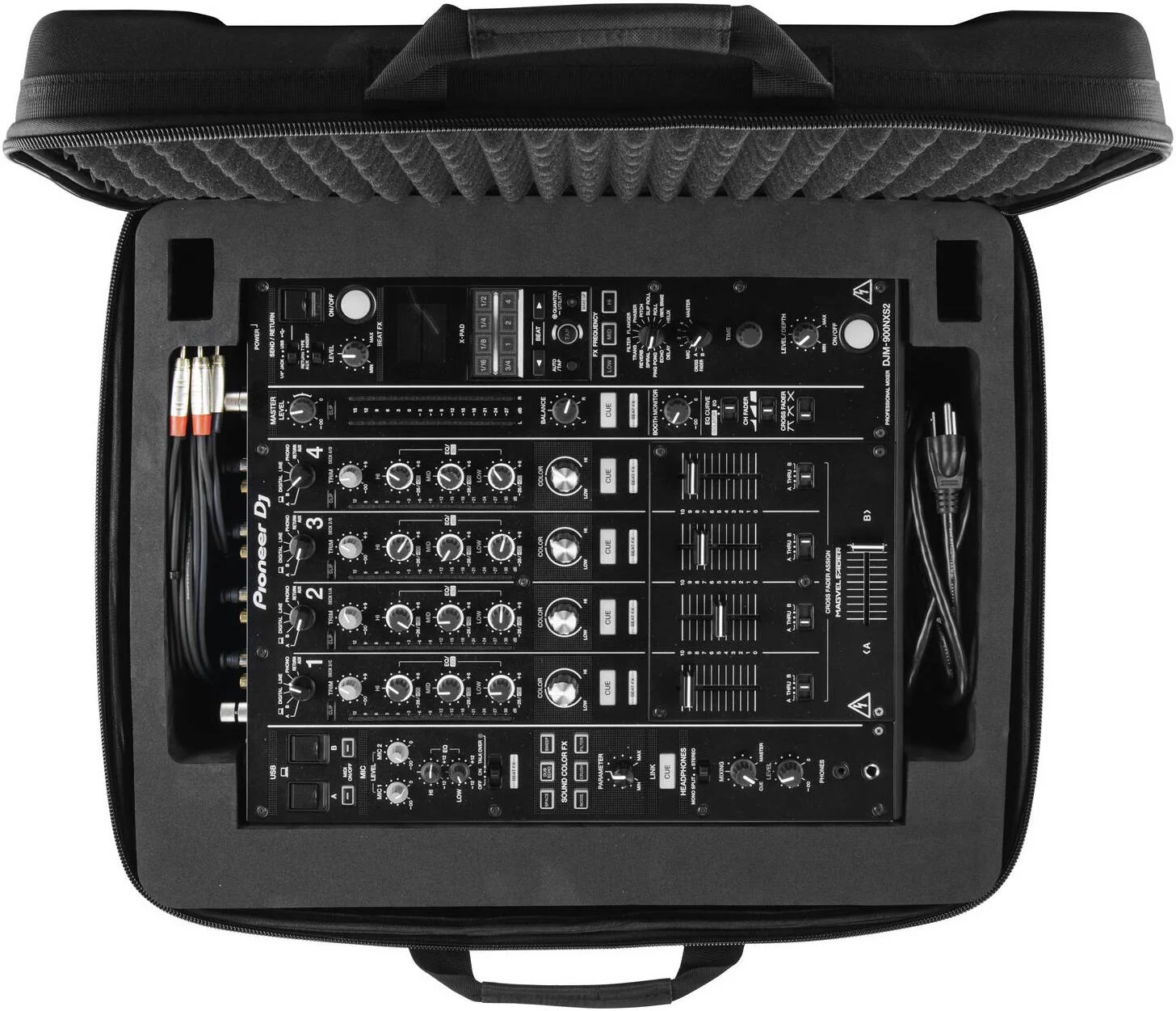 کیف EVA سفارشی Odyssey USA مناسب برای اکثر میکسر های DJ 12 اینچی با محفظه کابل