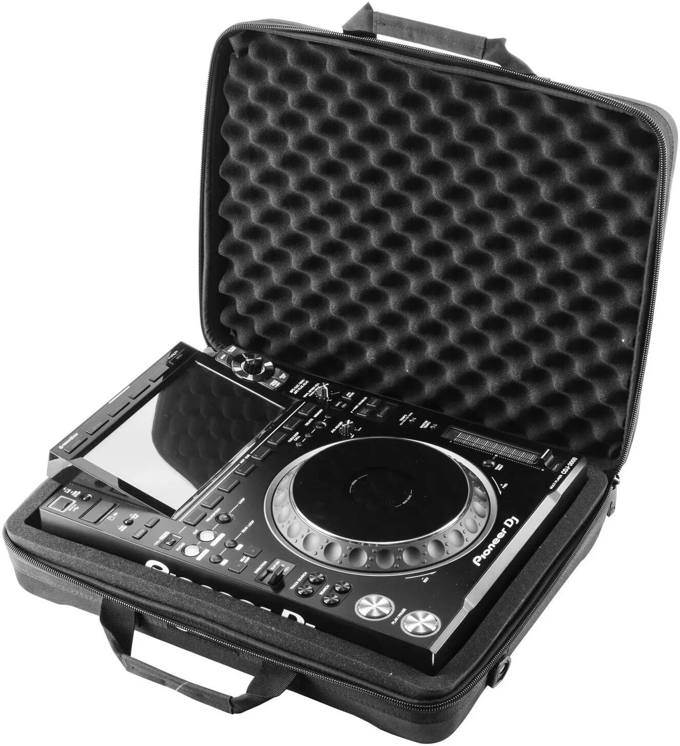 کیف حمل اودیسه مدل Base 2 اینچی Streemline EVA برای میکسر 12 اینچی یا پخش کننده چند رسانه ای CDJ، دارای بند شانه ای ضد لغزش، گوشه های برجسته، مشکی | BM12MIXCDJ