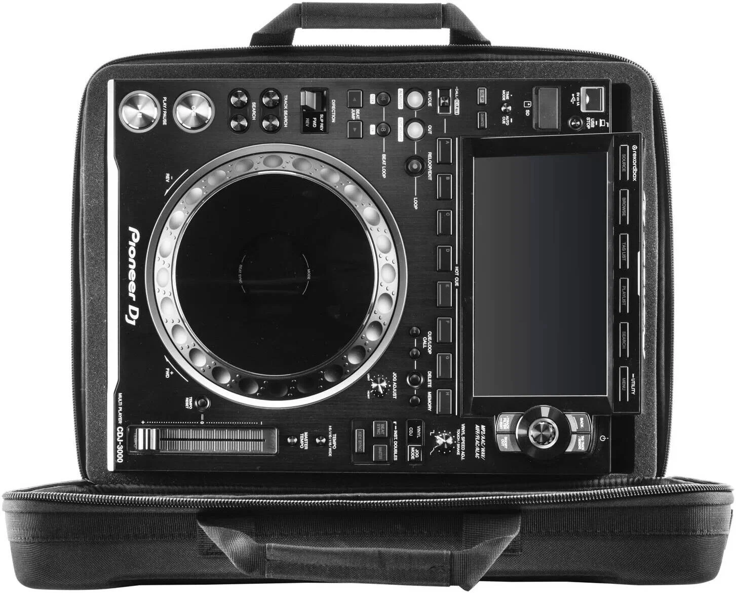 کیف حمل اودیسه مدل Base 2 اینچی Streemline EVA برای میکسر 12 اینچی یا پخش کننده چند رسانه ای CDJ، دارای بند شانه ای ضد لغزش، گوشه های برجسته، مشکی | BM12MIXCDJ