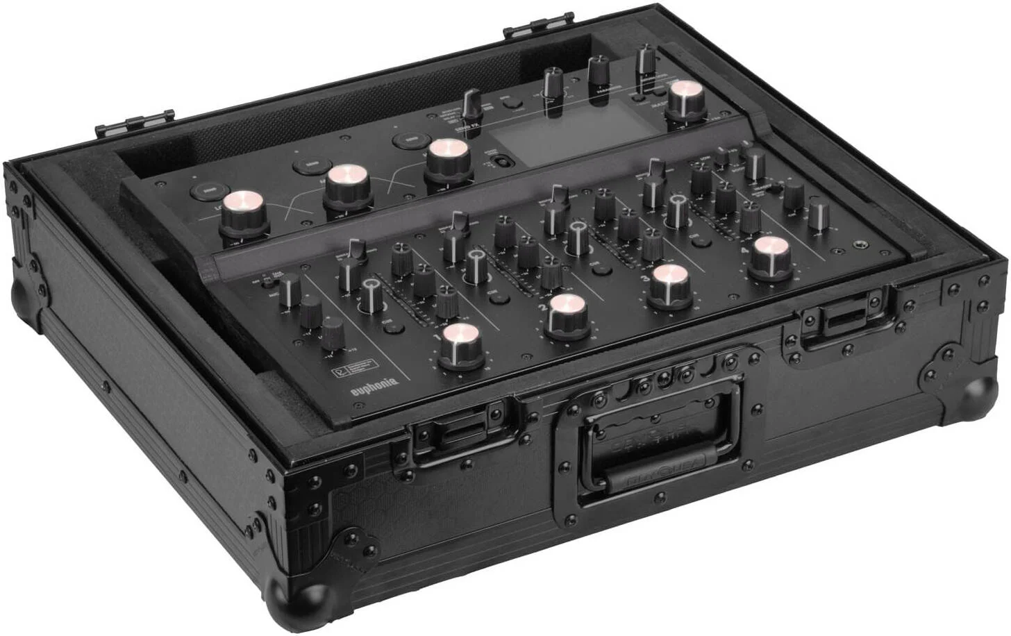 کیف حمل برد صنعتی آلفاتتا یوفونیا اودیسه آمریکا، برد صنعتی شش ضلعی، سوراخ پورت کابل، فوم درب، سوراخ قفل، مشکی | 810ATEUPHONIA