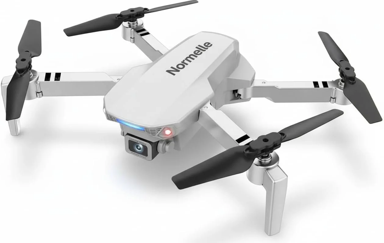 کوادکوپتر تاشو با دوربین HD و WiFi FPV – دارای قابلیت حفظ ارتفاع، حالت بدون سر، پرواز پایدار، طراحی قابل حمل برای عکاسی هوایی، فیلمبرداری و پرواز آسان برای مبتدیان