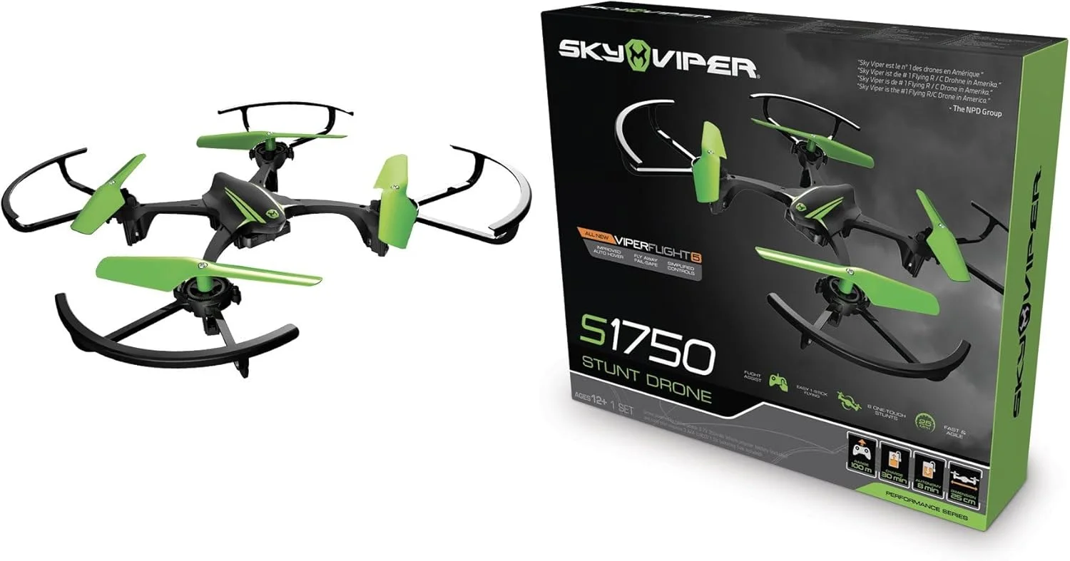 کوادکوپتر بدلکاری Fitto Sky Viper با وایرلس 2.4 گیگاهرتز، تیک آف، فرود و شناور شدن خودکار، قابلیت پرواز بالا برای مبتدیان و خلبانان پیشرفته، تجربه نهایی بدلکاری