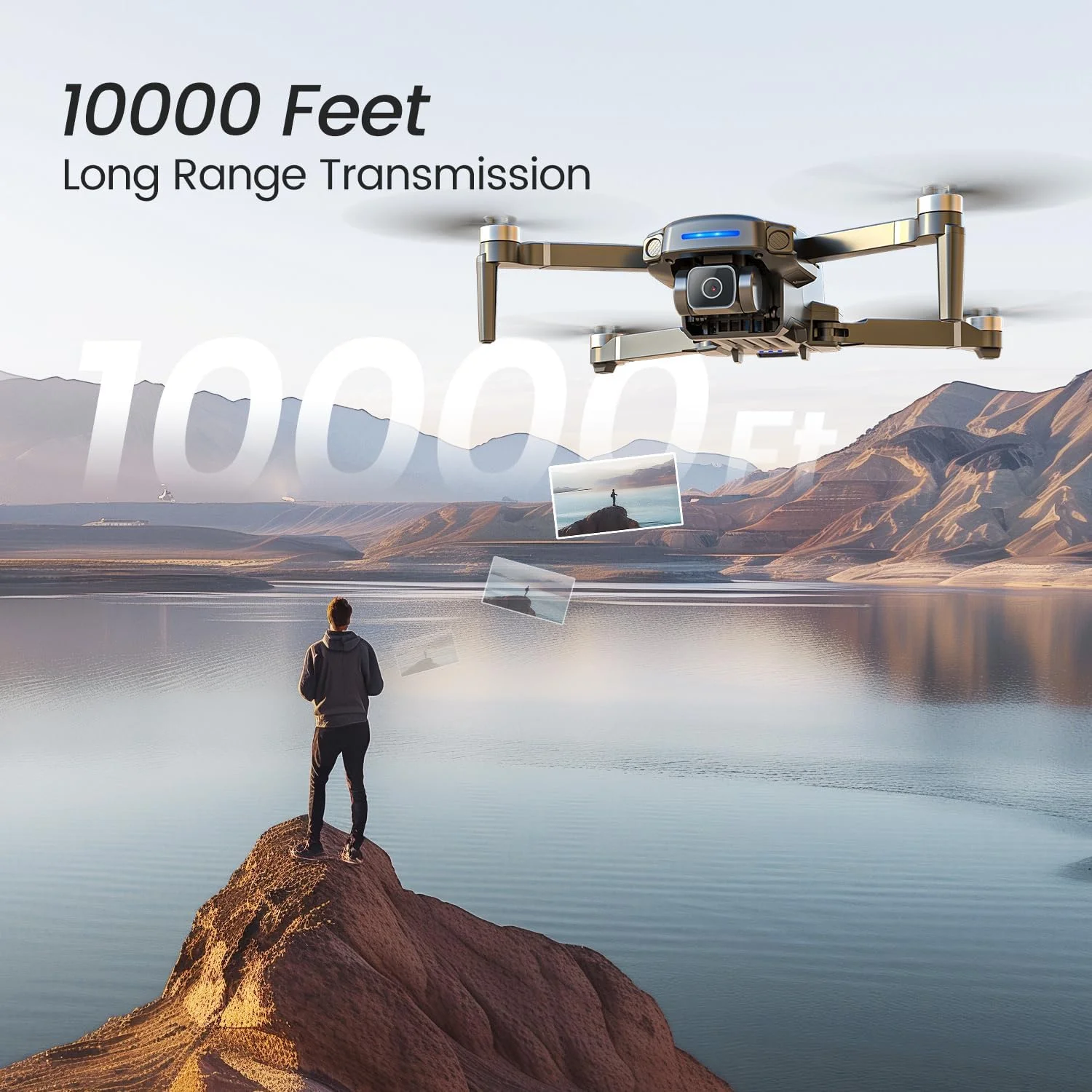 پهپاد GPS هولی استون با دوربین 4K برای بزرگسالان مبتدی، HS360S 249g پهپاد تاشو FPV RC کوادکوپتر با برد انتقال 3000 متر، موتور براشلس، دنبال کردن من، بازگشت هوشمند به خانه پهپاد GPS هولی استون با دوربین 4K برای بزرگسالان مبتدی، HS360S 249g پهپاد تاشو FPV RC کوادکوپتر با برد انتقال 3000 متر، موتور براشلس، دنبال کردن من، بازگشت هوشمند به خانه