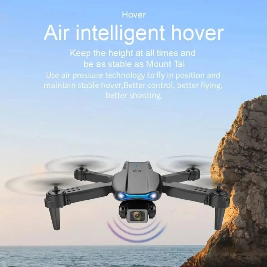 پهپاد تاشو با دوربین دوگانه 4K HD، WiFi FPV، موقعیت یابی جریان نوری، کوادکوپتر برد بلند با کنترل از راه دور - پهپاد هوایی جمع و جور برای مبتدیان و علاقه مندان