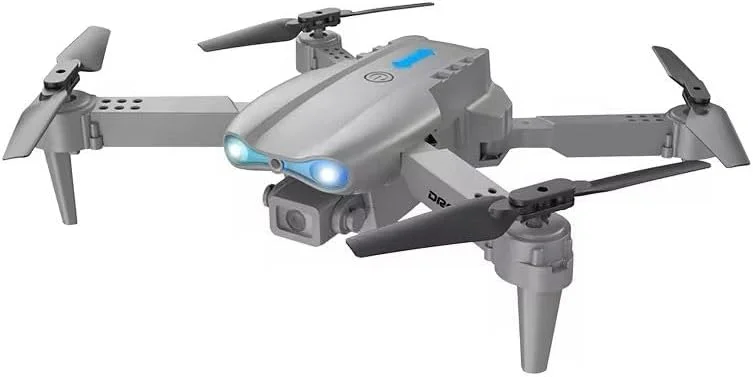 پهپاد دوربین دوگانه E99 PRO 4K – پهپاد تاشو با قابلیت اجتناب از موانع، حالت بدون سر، تثبیت ارتفاع و کنترل از راه دور برای مبتدیان، بزرگسالان و نوجوانان (چند رنگ)