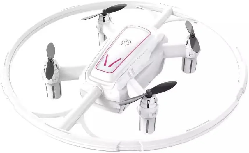 پهپاد LED برای کودکان، مینی پهپاد با چراغ های LED، هلیکوپتر RC کودکان با چراغ های سیاه و سفید و چرخش 360 درجه، پهپاد RC رندوم 1 عدد