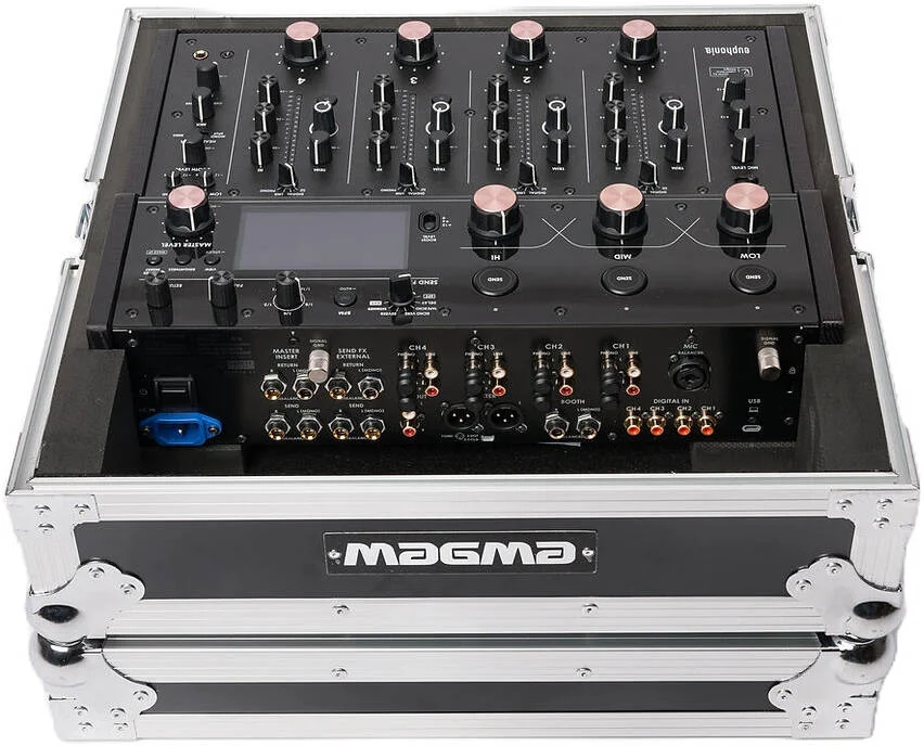 کیف حمل میکسر Magma EUPHONIA، ساختار مقاوم از تخته سه لایه روکش شده با وینیل 9 میلی متری، پروفیل های آلومینیومی مستحکم و قفل های فنری، فضای داخلی کاملا پوشیده | 41036