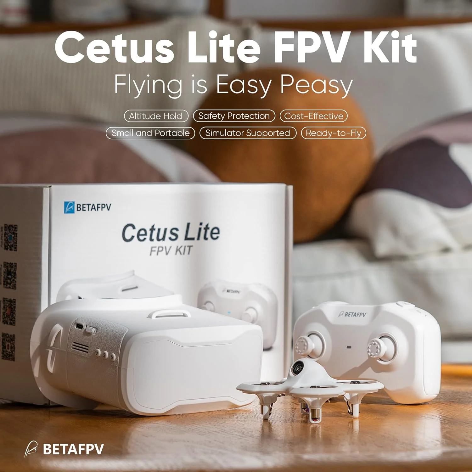 کیت کوادکوپتر بدون برس BETAFPV Cetus Lite FPV برای کودکان، با قابلیت حفظ ارتفاع، عملکرد محافظت خودکار، 2 حالت سرعت، پشتیبانی از شبیه ساز، کیت آماده پرواز برای مبتدیان FPV برای شروع پرواز در محیط داخلی کیت کوادکوپتر بدون برس BETAFPV Cetus Lite FPV برای کودکان، با قابلیت حفظ ارتفاع، عملکرد محافظت خودکار، 2 حالت سرعت، پشتیبانی از شبیه ساز، کیت آماده پرواز برای مبتدیان FPV برای شروع پرواز در محیط داخلی