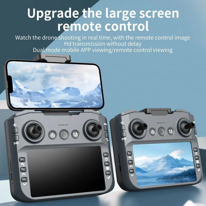 پهپاد A14 Pro Max با کنترل از راه دور، تصویربرداری هوایی هوشمند، مشکی، طراحی تاشو، عمر باتری طولانی، مناسب برای مبتدیان، 31.5x20.9x9.5 سانتی متر