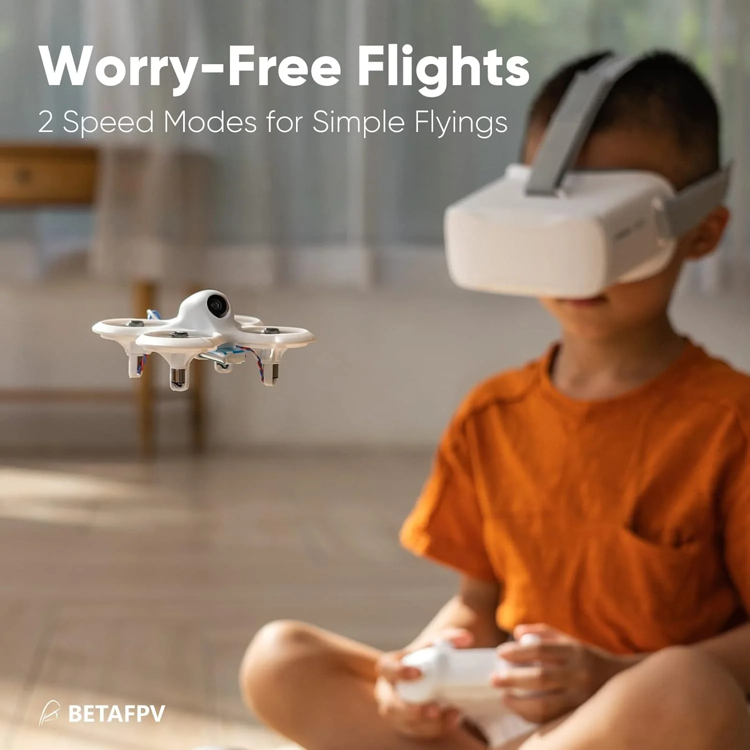 کیت کوادکوپتر بدون برس BETAFPV Cetus Lite FPV برای کودکان، با قابلیت حفظ ارتفاع، عملکرد محافظت خودکار، 2 حالت سرعت، پشتیبانی از شبیه ساز، کیت آماده پرواز برای مبتدیان FPV برای شروع پرواز در محیط داخلی کیت کوادکوپتر بدون برس BETAFPV Cetus Lite FPV برای کودکان، با قابلیت حفظ ارتفاع، عملکرد محافظت خودکار، 2 حالت سرعت، پشتیبانی از شبیه ساز، کیت آماده پرواز برای مبتدیان FPV برای شروع پرواز در محیط داخلی