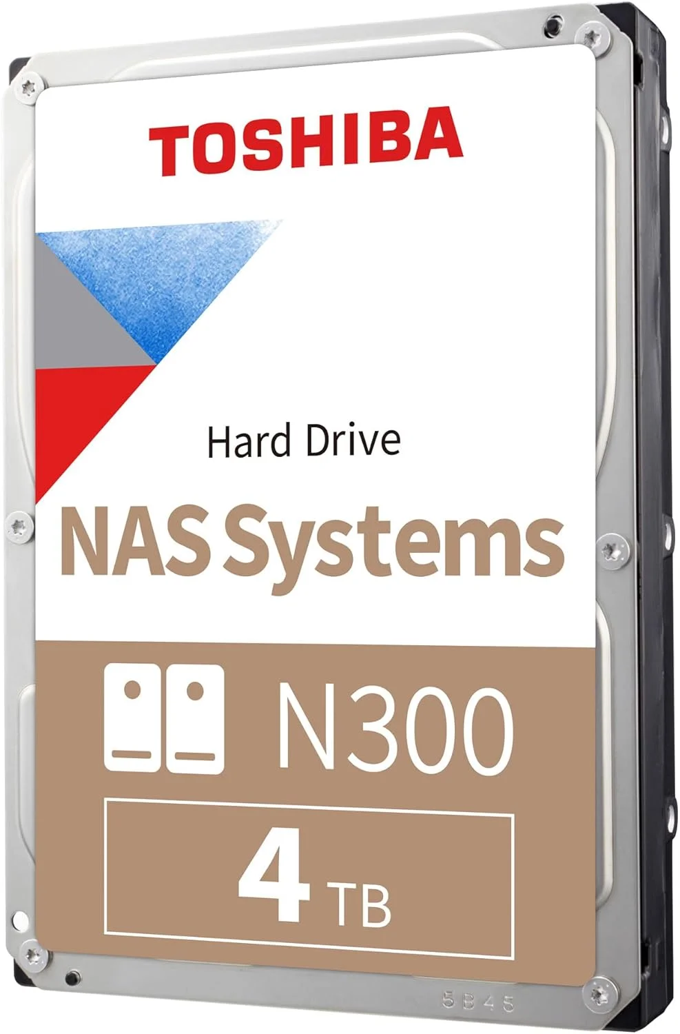 هارد دیسک داخلی توشیبا N300 با ظرفیت 4 ترابایت، سرعت 7200 دور در دقیقه، 512 مگابایت حافظه کش، سایز 3.5 اینچ، سریال