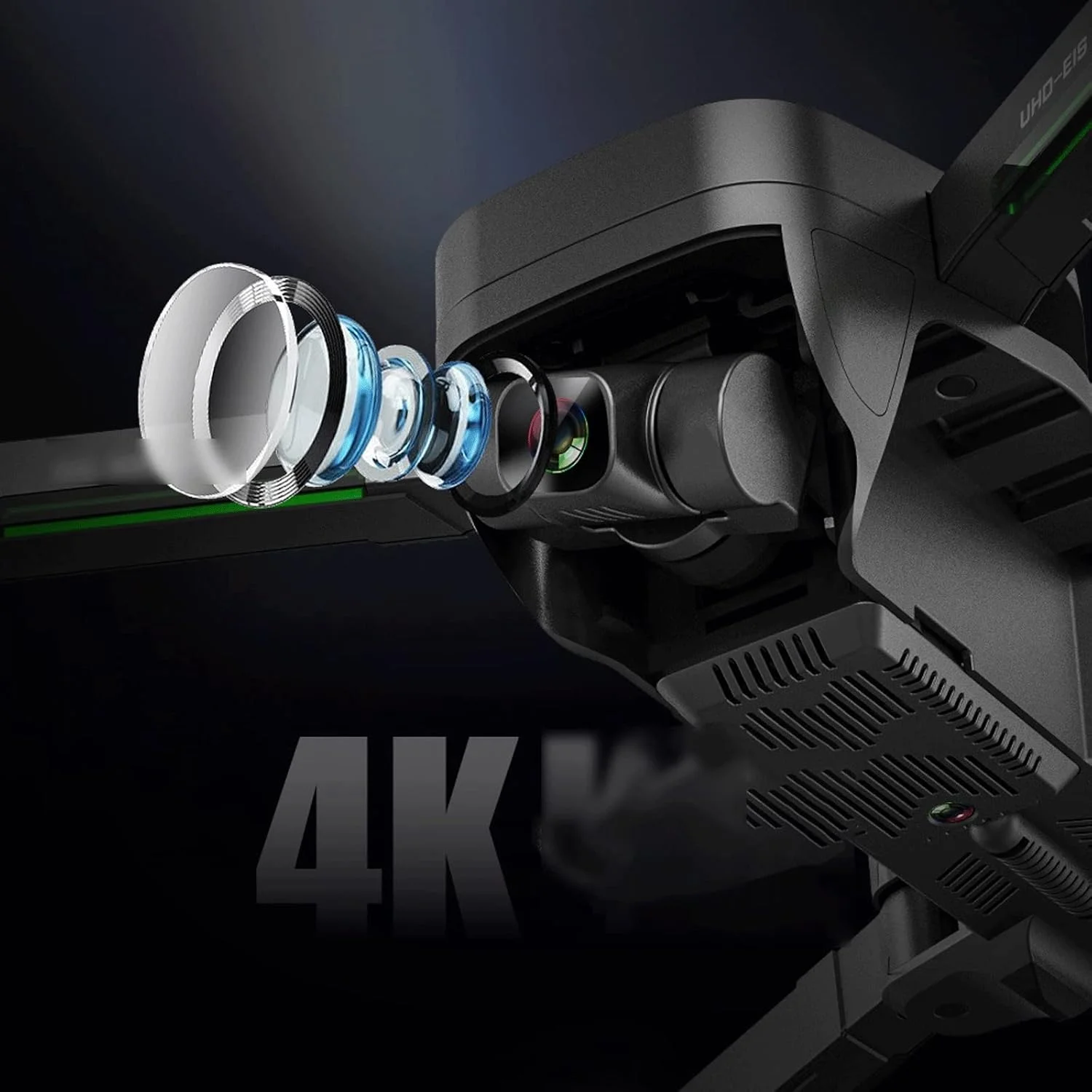 پهپاد IOFIT با دوربین حرفه ای 4K GPS، کوادکوپتر با قابلیت اجتناب از موانع، پهپاد RC