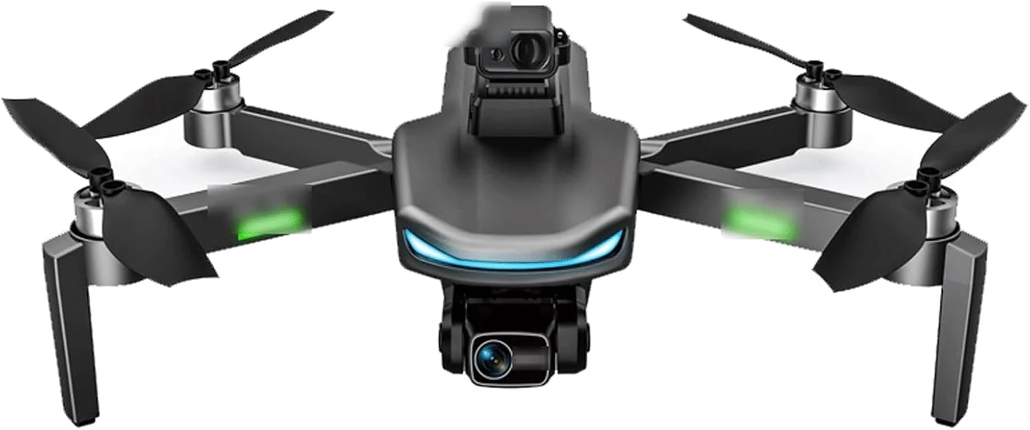 پهپاد IOFIT با دوربین، پهپاد حرفه ای دوربین 4K HD گیمبال ضد لرزش سه محوره موتور براشلس و قابلیت اجتناب از موانع (رنگ: 2)