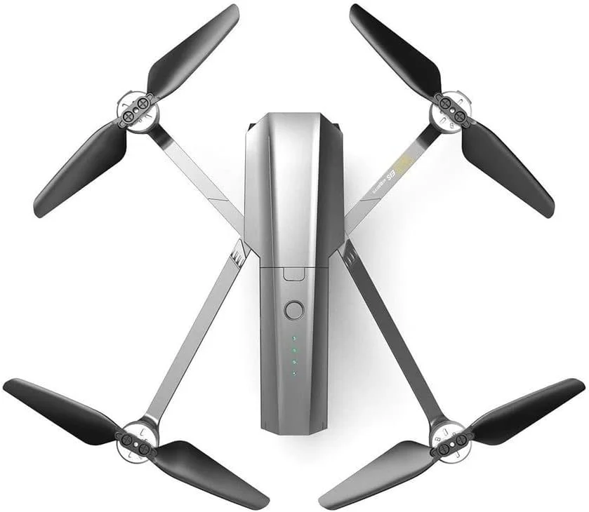 پهپاد حرفه ای LUXWALLET Skyline5 5 GHz با دوربین 4K واقعی، GPS، گیمبال آویز و کیف حمل، سرعت 40 کیلومتر در ساعت - برد 600 متر، خاکستری