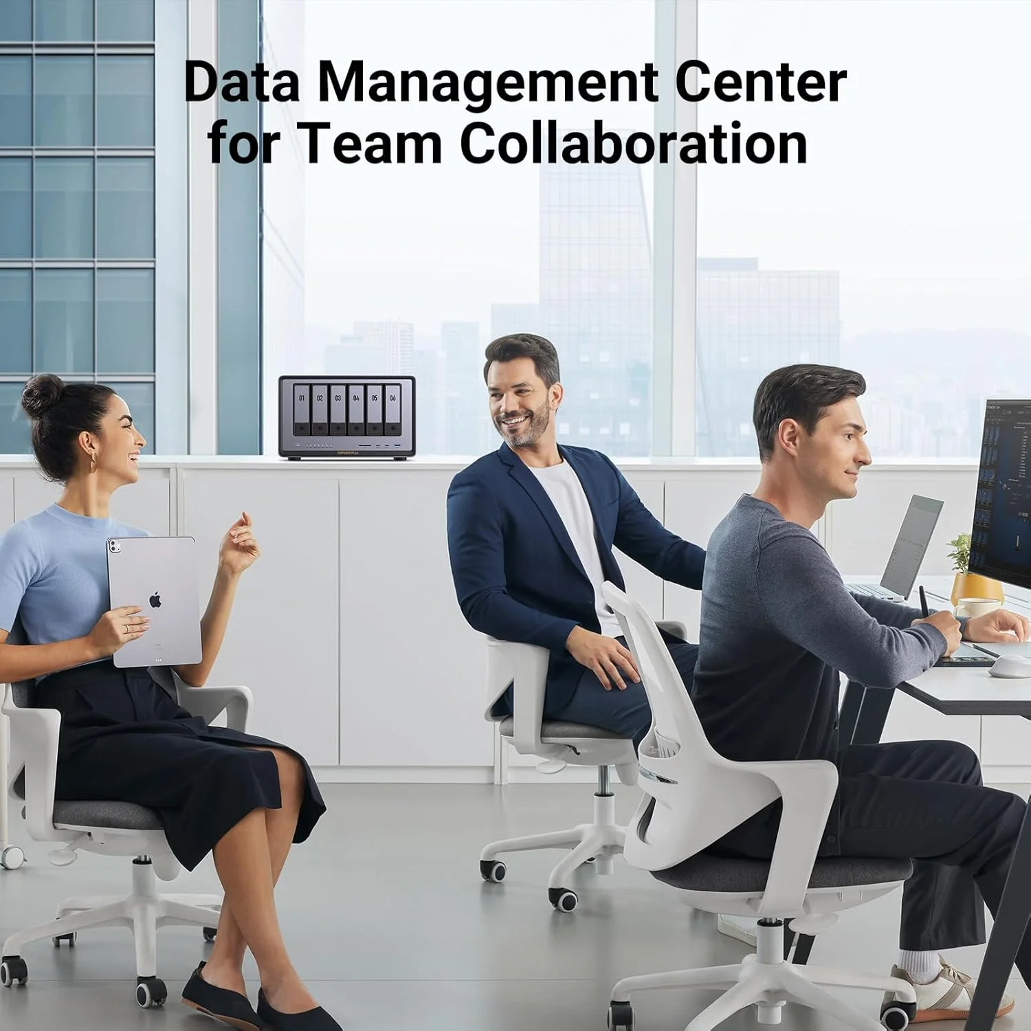 ذخیره ساز تحت شبکه رومیزی 6-Bay یوگرین NASync DXP6800 Plus، پردازنده 6 هسته ای Intel i3 1215u، رم 8 گیگابایتی DDR5، اس اس دی 128 گیگابایتی، 1 پورت شبکه 10GbE و 1 پورت شبکه 2.5GbE، 2 اسلات M.2 NVMe، خروجی HDMI 4K (بدون هارد) ذخیره ساز تحت شبکه رومیزی 6-Bay یوگرین NASync DXP6800 Plus، پردازنده 6 هسته ای Intel i3 1215u، رم 8 گیگابایتی DDR5، اس اس دی 128 گیگابایتی، 1 پورت شبکه 10GbE و 1 پورت شبکه 2.5GbE، 2 اسلات M.2 NVMe، خروجی HDMI 4K (بدون هارد)