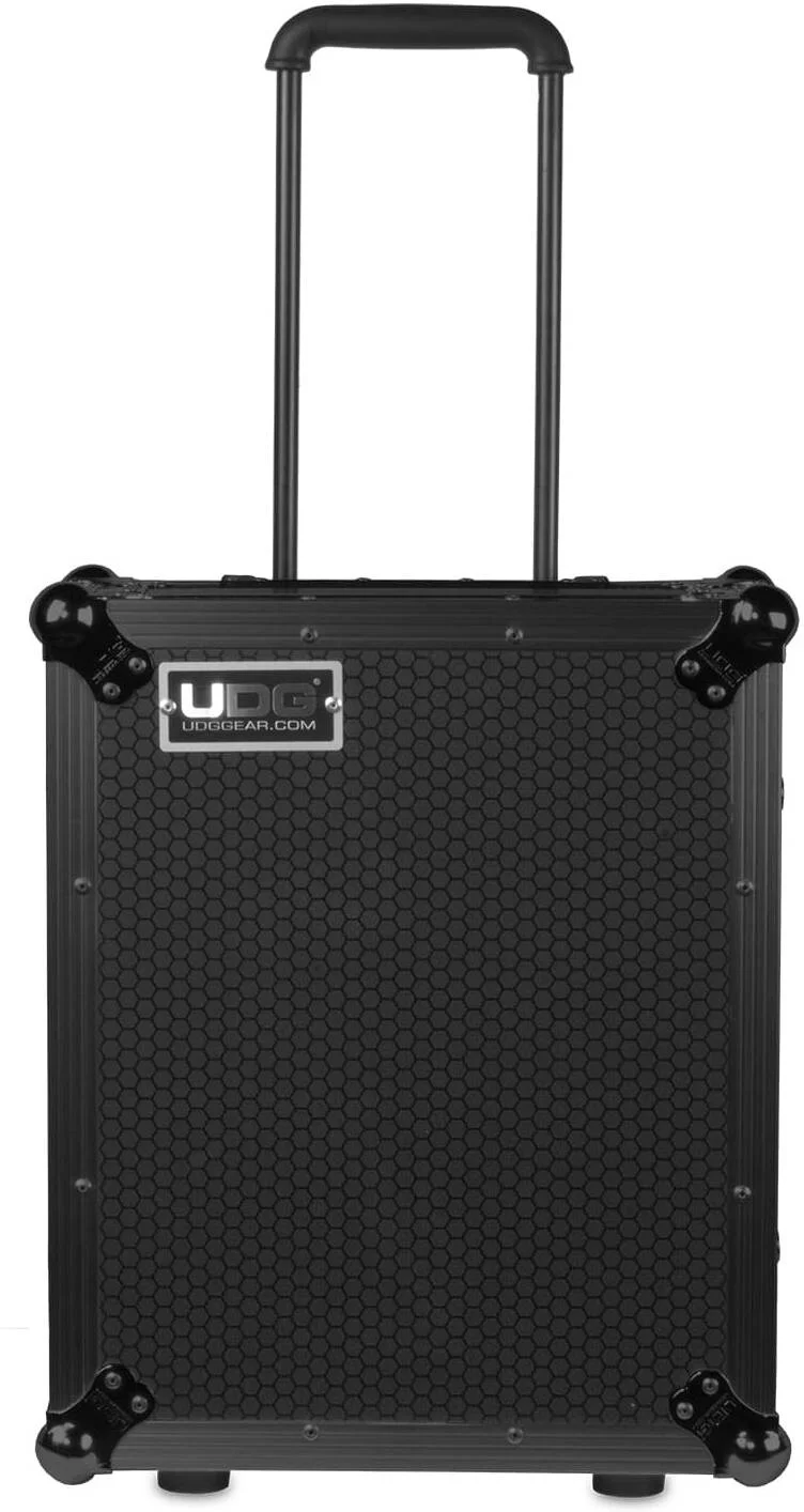 کیف حمل چند فرمتی گرامافون UDG Ultimate Flight Case مشکی MK2 Plus (چرخ دار)، فوم EVA با تراکم بالا و طرح الماس برجسته، سخت افزار آنودایز شده با پوشش پودری، مشکی | U91029BL2