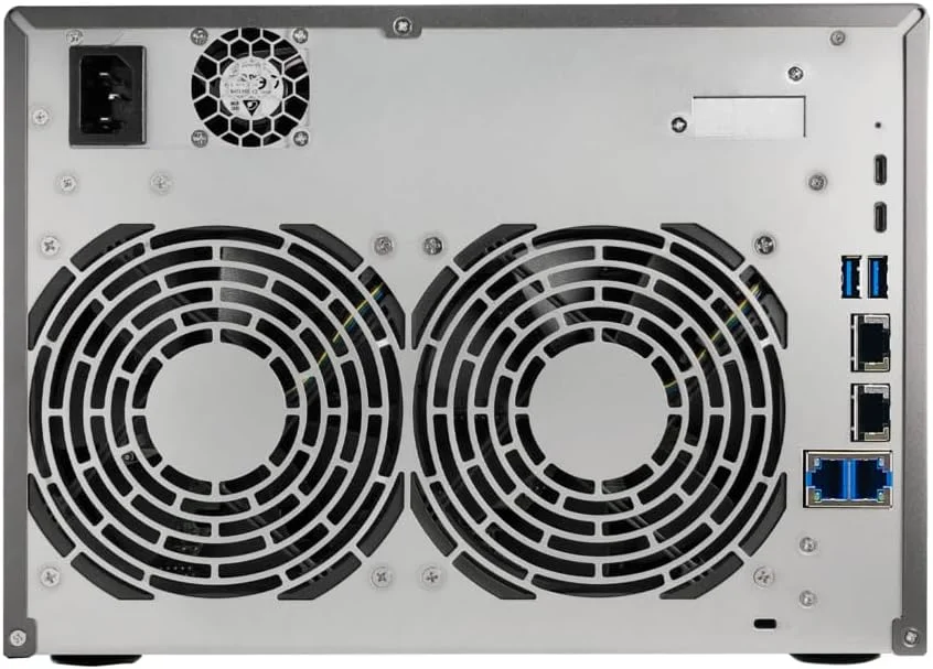 دستگاه ذخیره ساز تحت شبکه 8 بی ASUSTOR Lockerstor 8 Gen3 AS6808T، پردازنده AMD Ryzen چهار هسته ای 2.3 گیگاهرتز، 16 گیگابایت رم ECC DDR5، چهار اسلات M.2 NVMe، دو پورت 5GbE و دو پورت 10GbE، USB4 Type-C