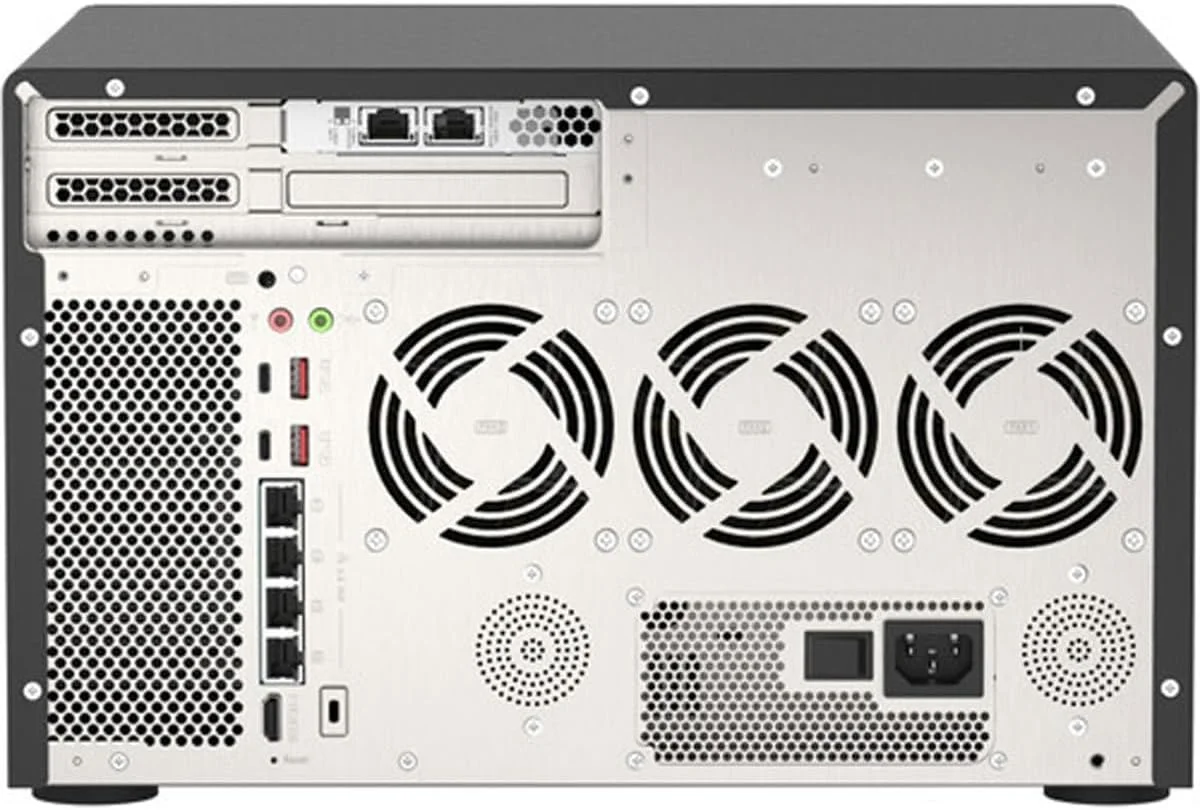 QNAP TVS-h1288X-W1250-16G NAS رسانه ای پرسرعت با پردازنده Intel® Xeon® W-1250 و دو پورت 10GbE