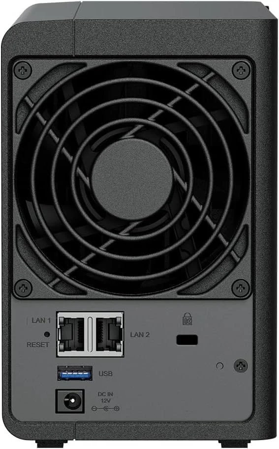 دستگاه ذخیره ساز تحت شبکه 2 بی Synology DS224+ (پردازنده Intel Celeron J4125 چهار هسته ای 2.0 گیگاهرتز، 2 گیگابایت رم DDR4، 2 پورت RJ-45 1GbE LAN) باندل 8 ترابایتی با 2 عدد WD Red Plus 4 ترابایتی