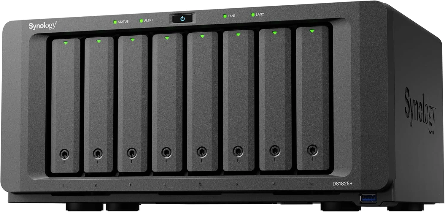 دستگاه ذخیره ساز 8 بی Synology DiskStation DS1825+ (بدون هارد)