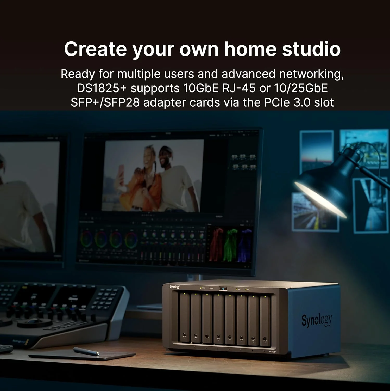 دستگاه ذخیره ساز 8 بی Synology DiskStation DS1825+ (بدون هارد) دستگاه ذخیره ساز 8 بی Synology DiskStation DS1825+ (بدون هارد)