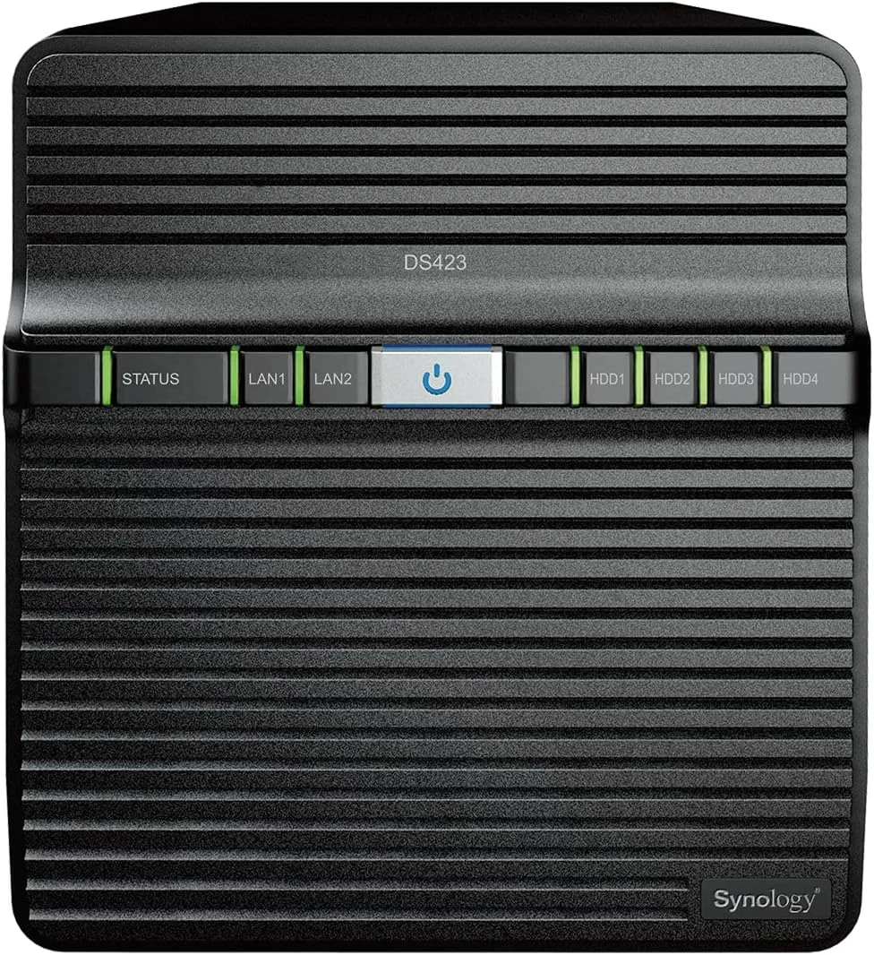 Synology DiskStation DS423 با ۴ جایگاه هارد دیسک (بدون هارد) - مشکی