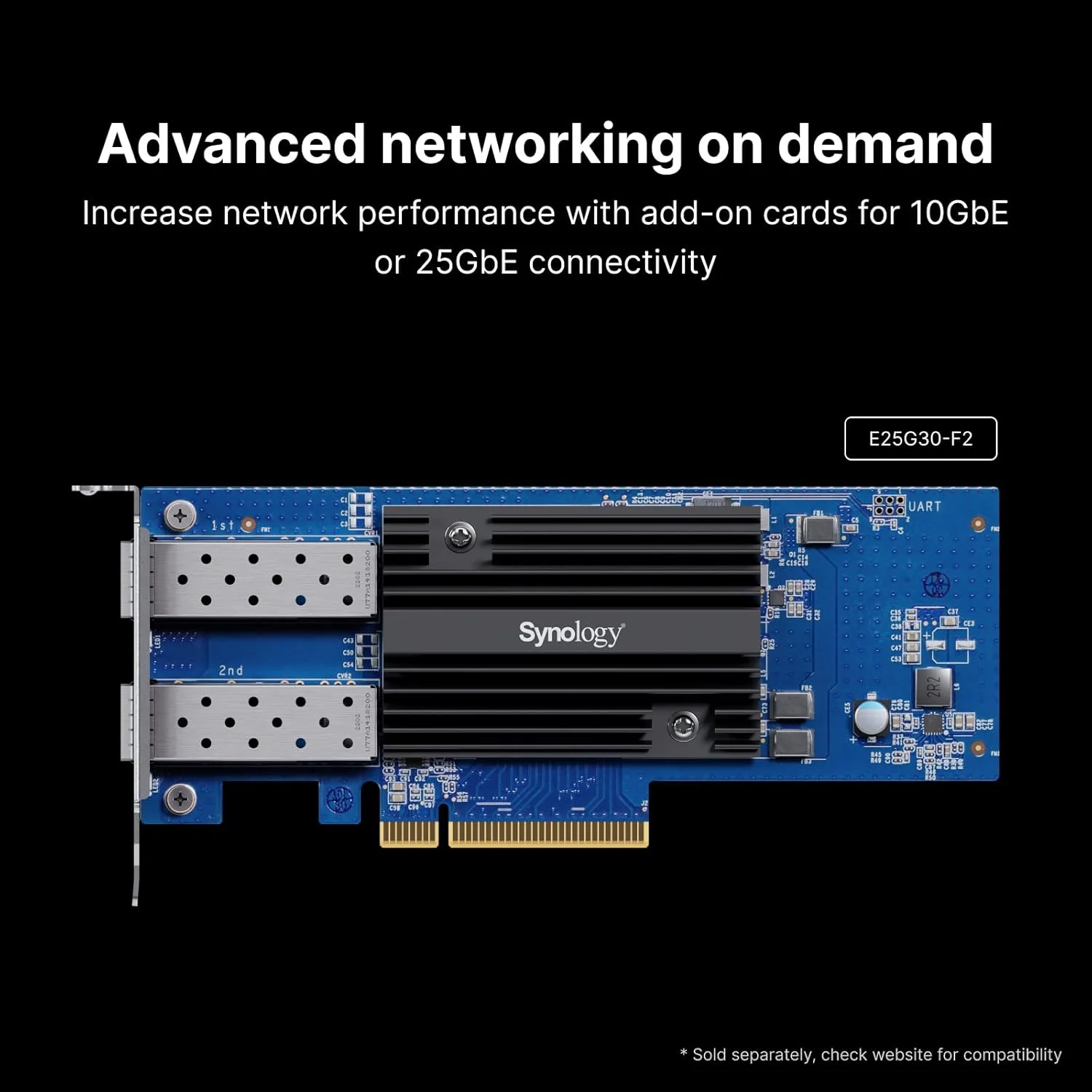 ذخیره ساز تحت شبکه 4-Bay سینولوژی RackStation RS822+ (بدون هارد)