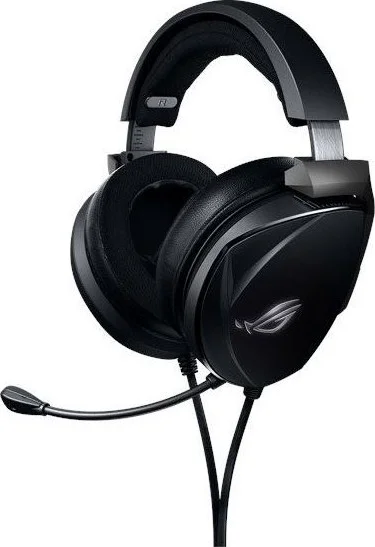 هدست گیمینگ ایسوس ROG Theta با مبدل الکترت، درایور باس نئودیمیومی، سیم مسی با روکش نقره درجه Hi-Fi، مشکی | 90YH02GE-B1UA00