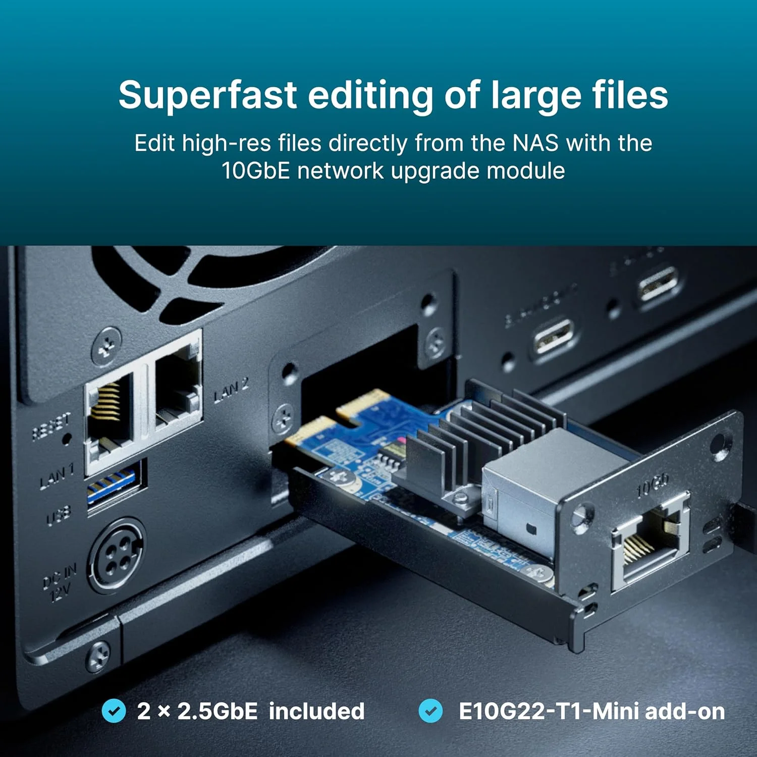 دستگاه ذخیره سازی 5-Bay سینولوژی DiskStation DS1525+ (بدون دیسک)