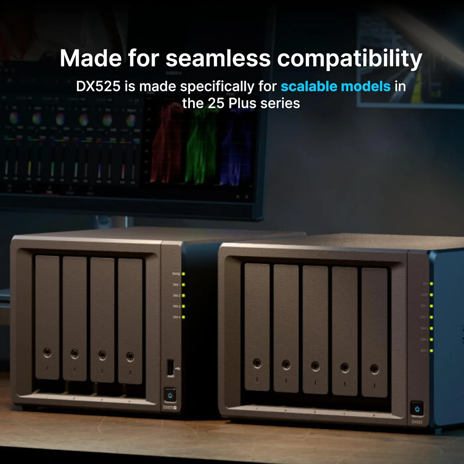 واحد توسعه 5-Bay سینولوژی DX525 (بدون دیسک)