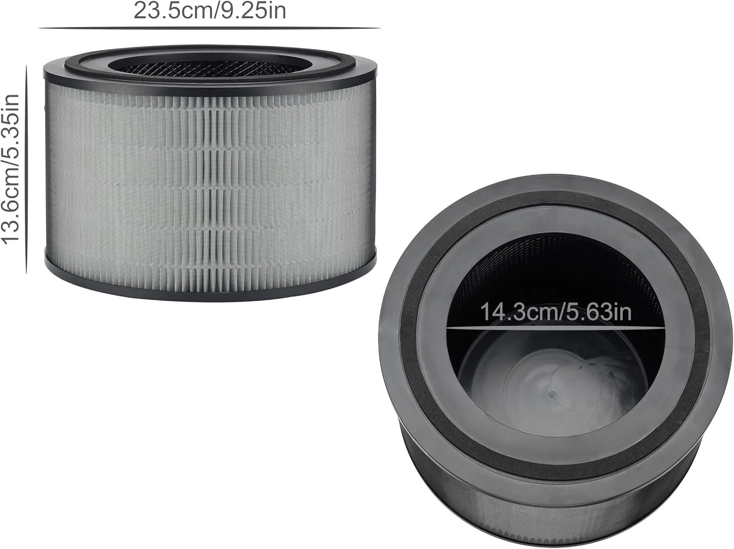 فیلتر جایگزین FY4200 سازگار با دستگاه تصفیه هوا فیلیپس AC4220 AC4221 سری PureProtect Pro 4200 مدل FY4200/30، فیلتر 3 در 1 نانوپروتکت هپا، لایه کربن فعال دوبل