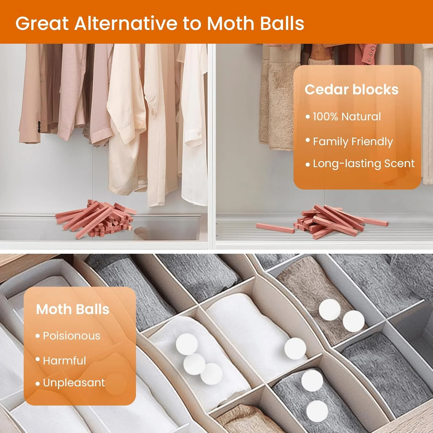 تکه های چوب سدر برای نگهداری لباس، 50 عدد چوب سدر، خرده چوب سدر معطر قرمز، تخته سدر برای کمد، کشو، جالباسی