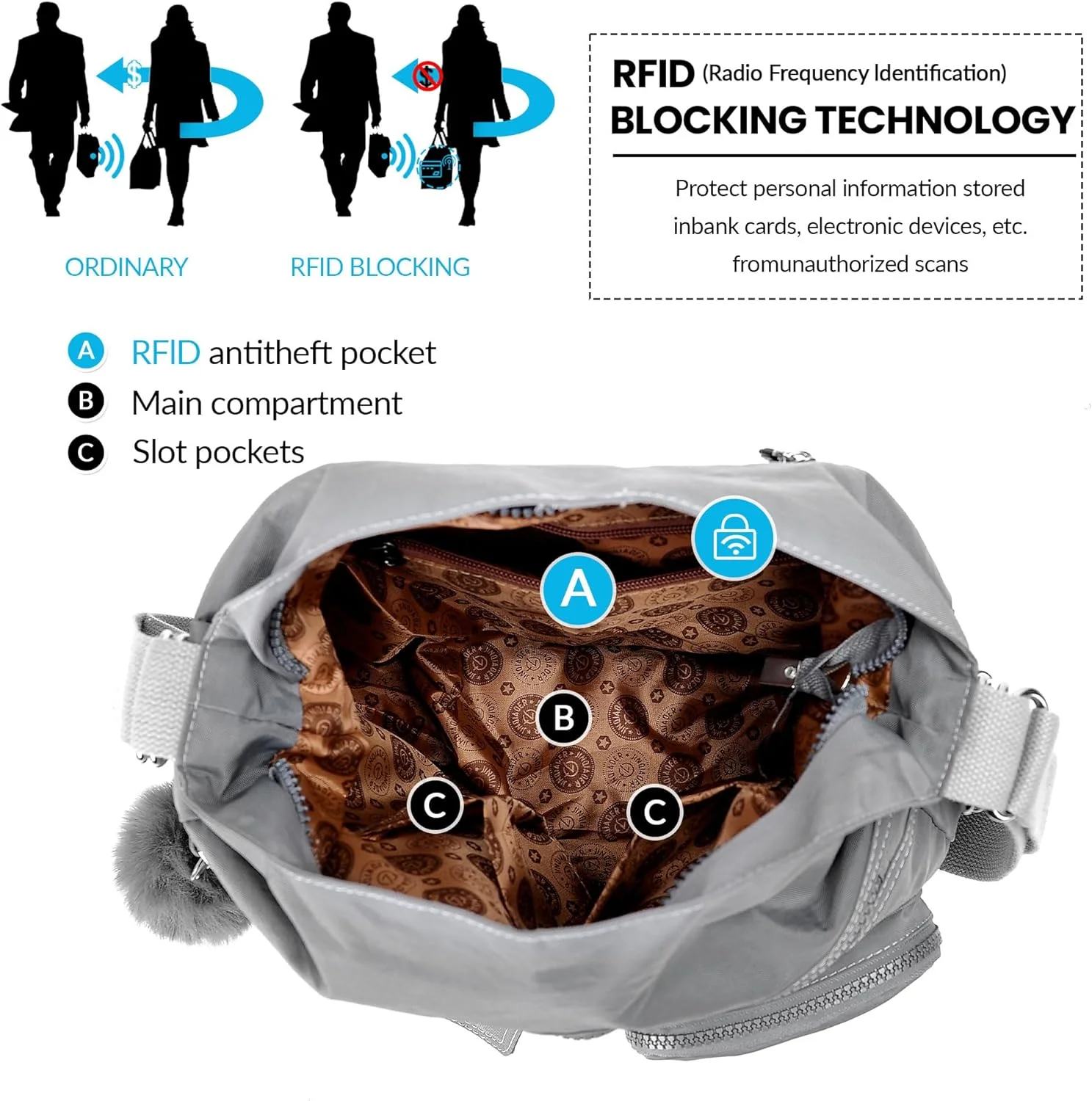 کیف چند منظوره زنانه Dora & Liz، کیف دستی زنانه