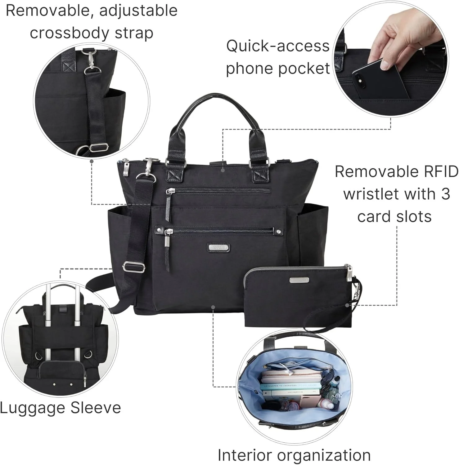 کیف کوله پشتی زنانه باگالینی مدل 3 در 1