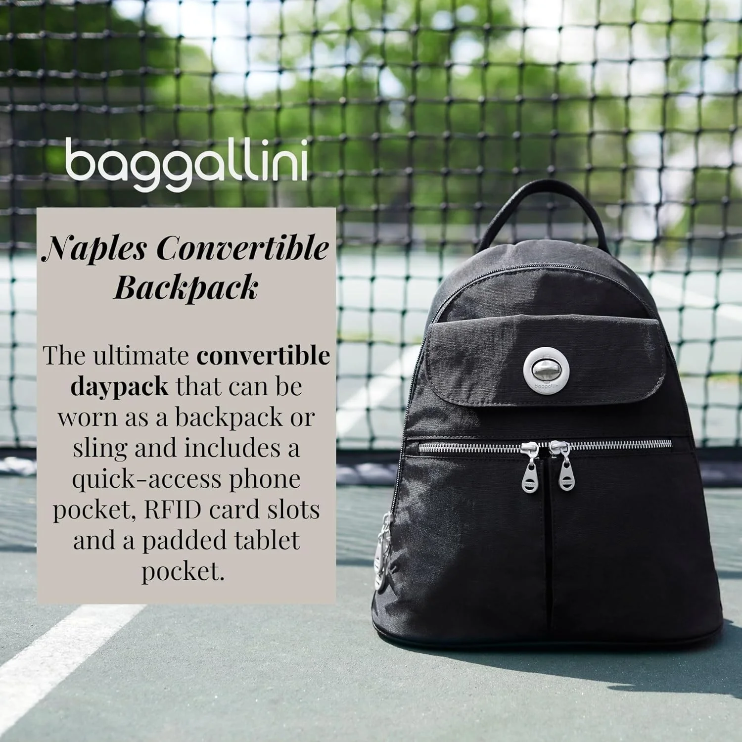 کیف کوله پشتی زنانه باگالینی مدل Naples کیف کوله پشتی زنانه باگالینی مدل Naples