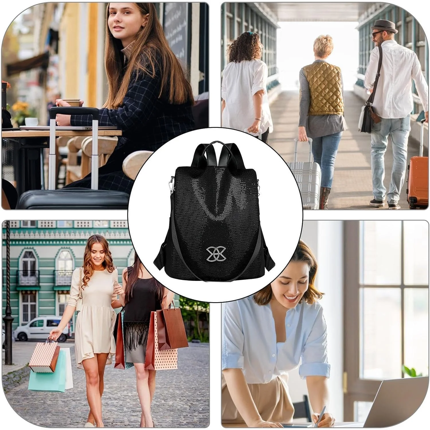 کیف دوشی ضد سرقت با ظرفیت بزرگ