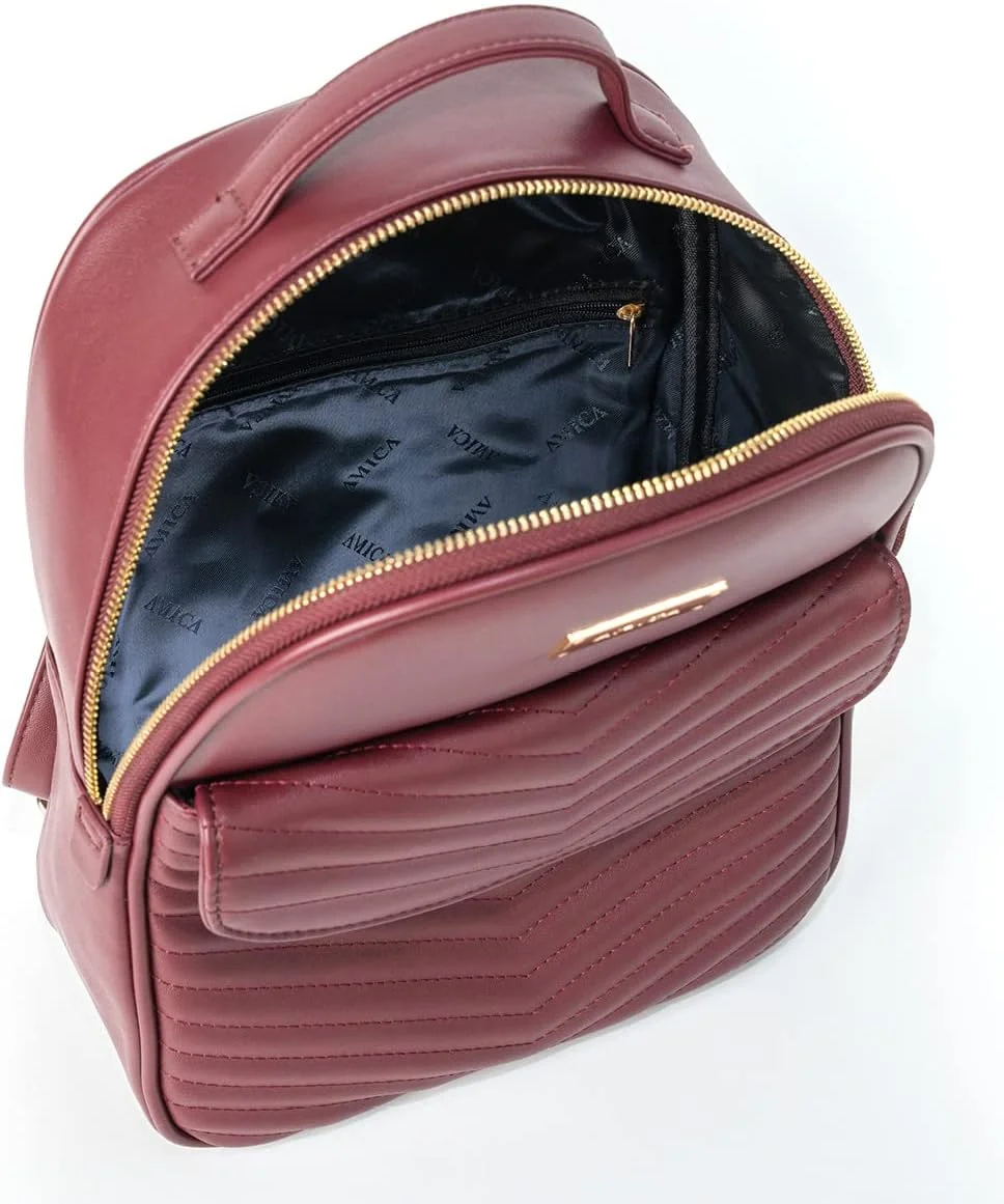 کوله پشتی چرمی گیاهی زنانه مدل گرتا/آمیرا/مارتا/لوز، مناسب بانوان شیک پوش، کیف اداری و مسافرتی دوشی برای دانشگاه، کیف دستی هدیه تولد برای دختران و بانوان