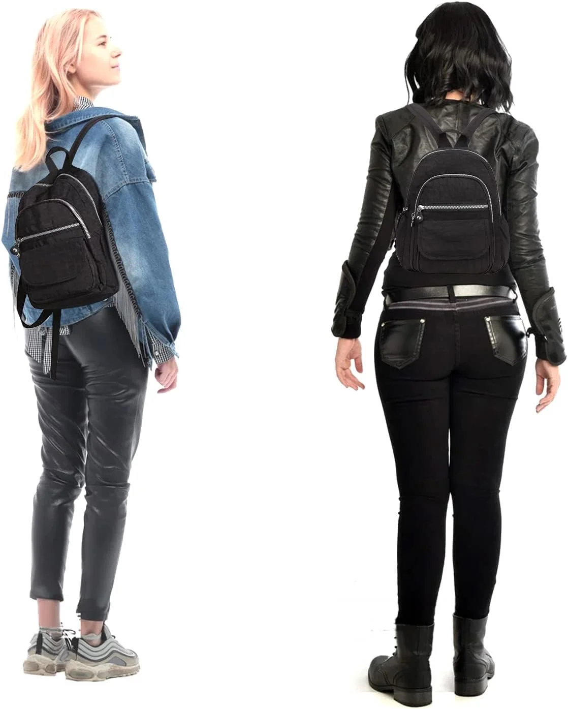 کوله پشتی مینی نایلونی زنانه، سبک و کوچک مناسب استفاده روزمره دخترانه