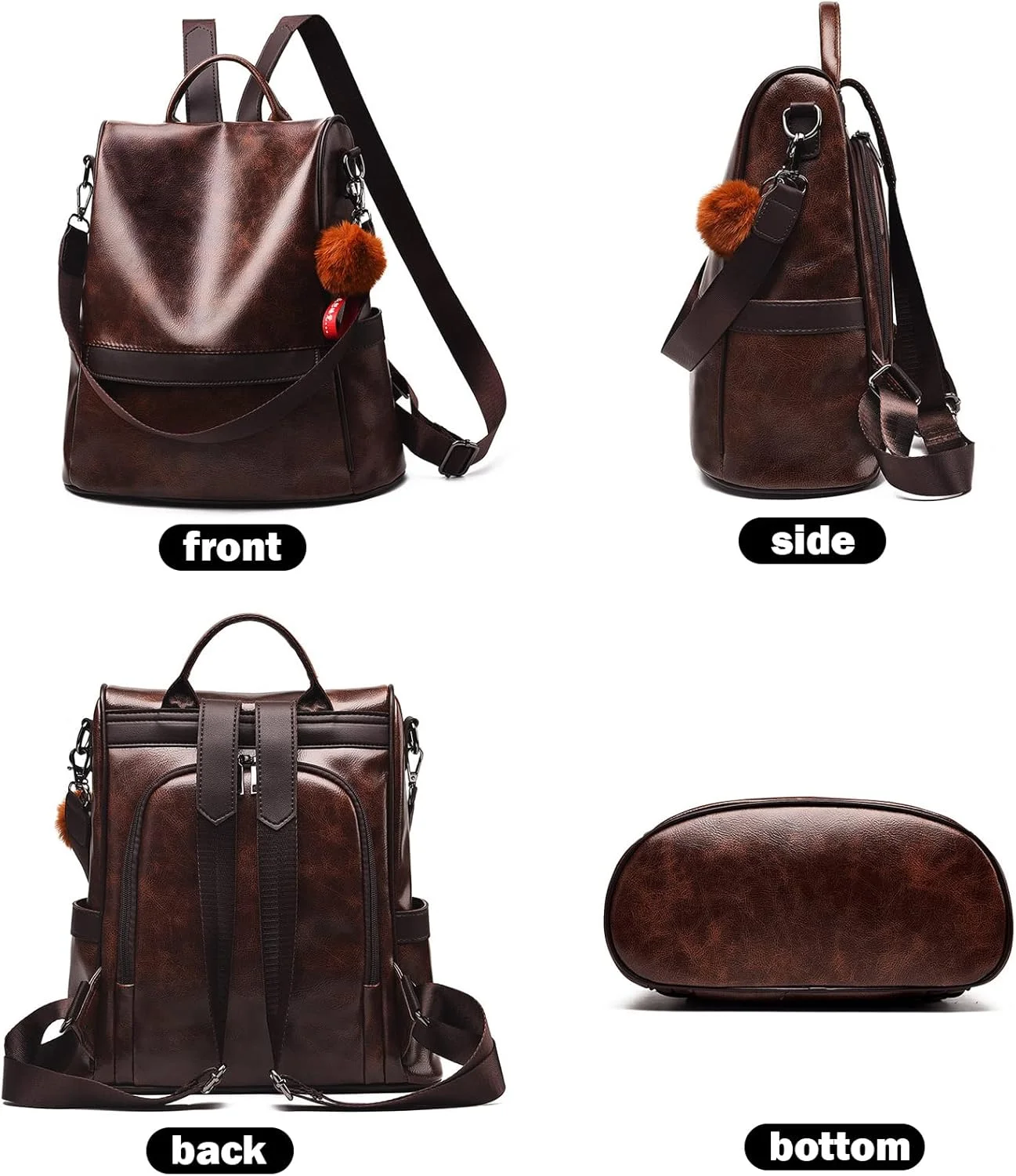 کیف دستی کوله پشتی زنانه ضد آب کیف شانه ای کیف مسافرتی غیر رسمی برای زنان