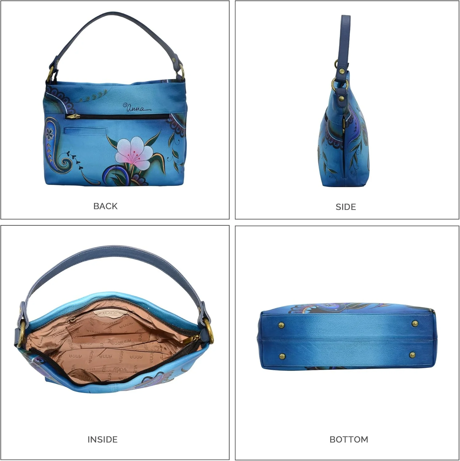 کیف دوشی بزرگ چرمی زنانه آنا بای آنوشکا