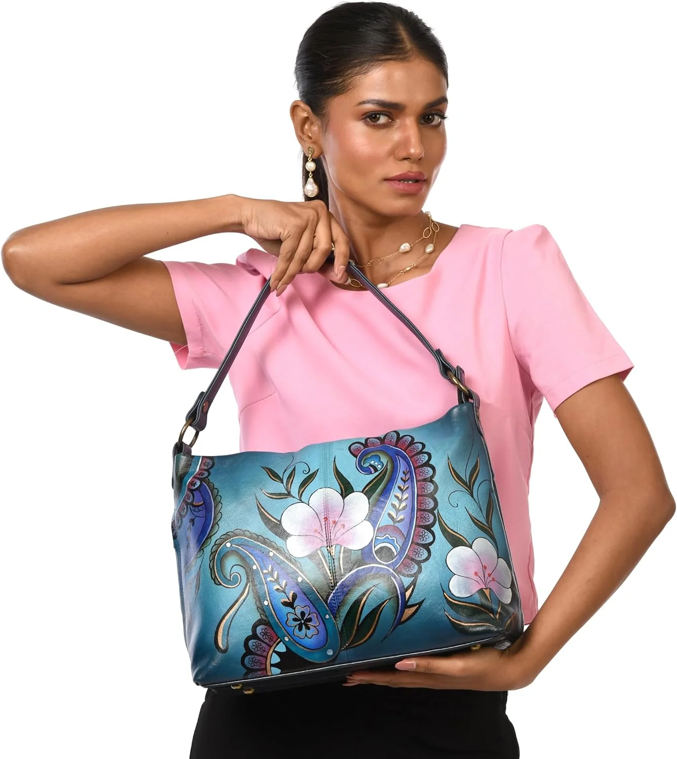 کیف دوشی بزرگ چرمی زنانه آنا بای آنوشکا