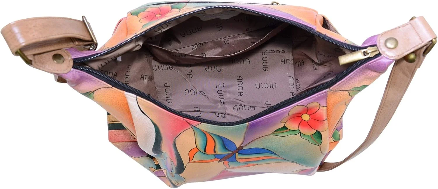 کیف بزرگ دستی چند جیبه طرح "آنا" با نقاشی دستی از آنوشکا