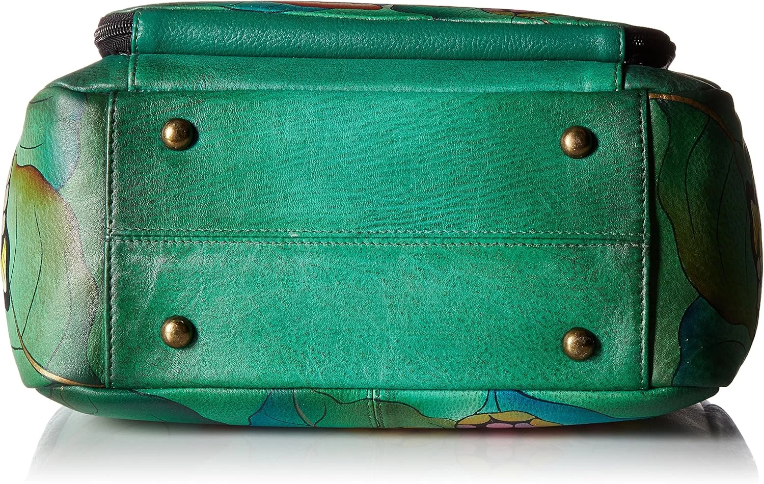 کیف دستی زنانه آنا بای آنوشکا، مدل هوبو با طرح نقاشی دستی روی چرم