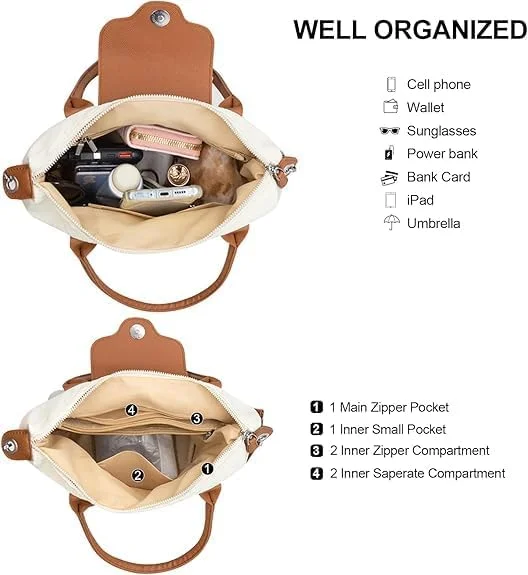 کیف دوشی زنانه بیگ تری، کیف دستی نایلونی سبک وزن با بند قابل تنظیم، ضد آب و سبک، کیف دستی کوچک تاشو برای مسافرت، کار و استفاده روزمره کیف دوشی زنانه بیگ تری، کیف دستی نایلونی سبک وزن با بند قابل تنظیم، ضد آب و سبک، کیف دستی کوچک تاشو برای مسافرت، کار و استفاده روزمره