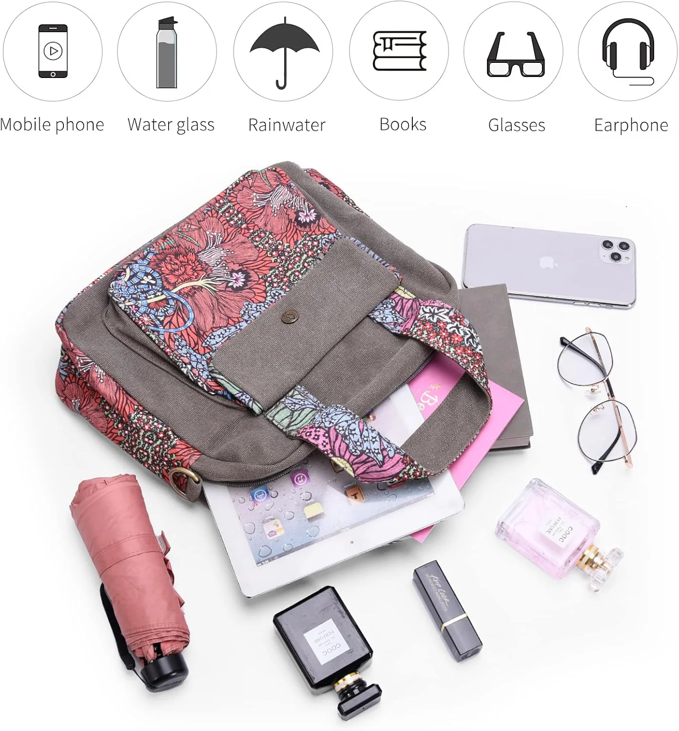 کیف دستی زنانه پروانه مشکی مدل 3068