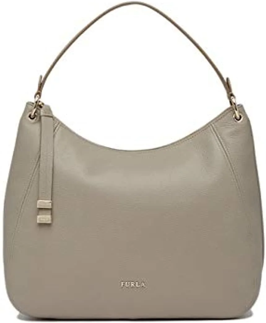 کیف دوشی زنانه فولا مدل Hobo، چرم - رنگ Sabbia
