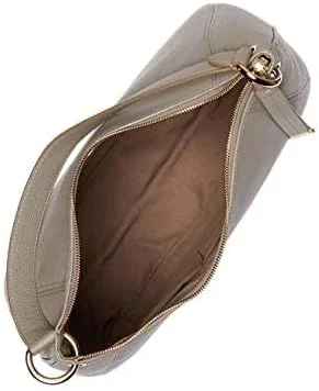 کیف دوشی زنانه فولا مدل Hobo، چرم - رنگ Sabbia