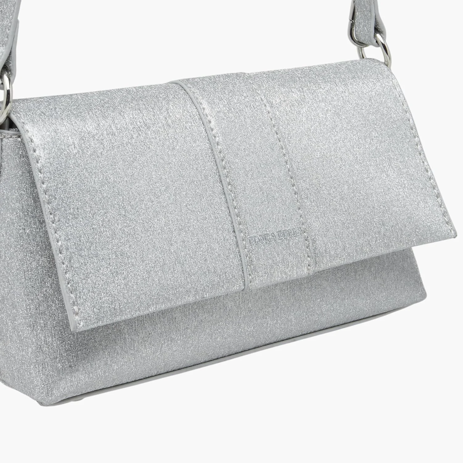 کیف دوشی زنانه Flora Bella از Shoexpress - بافت‌دار با بست دکمه مغناطیسی