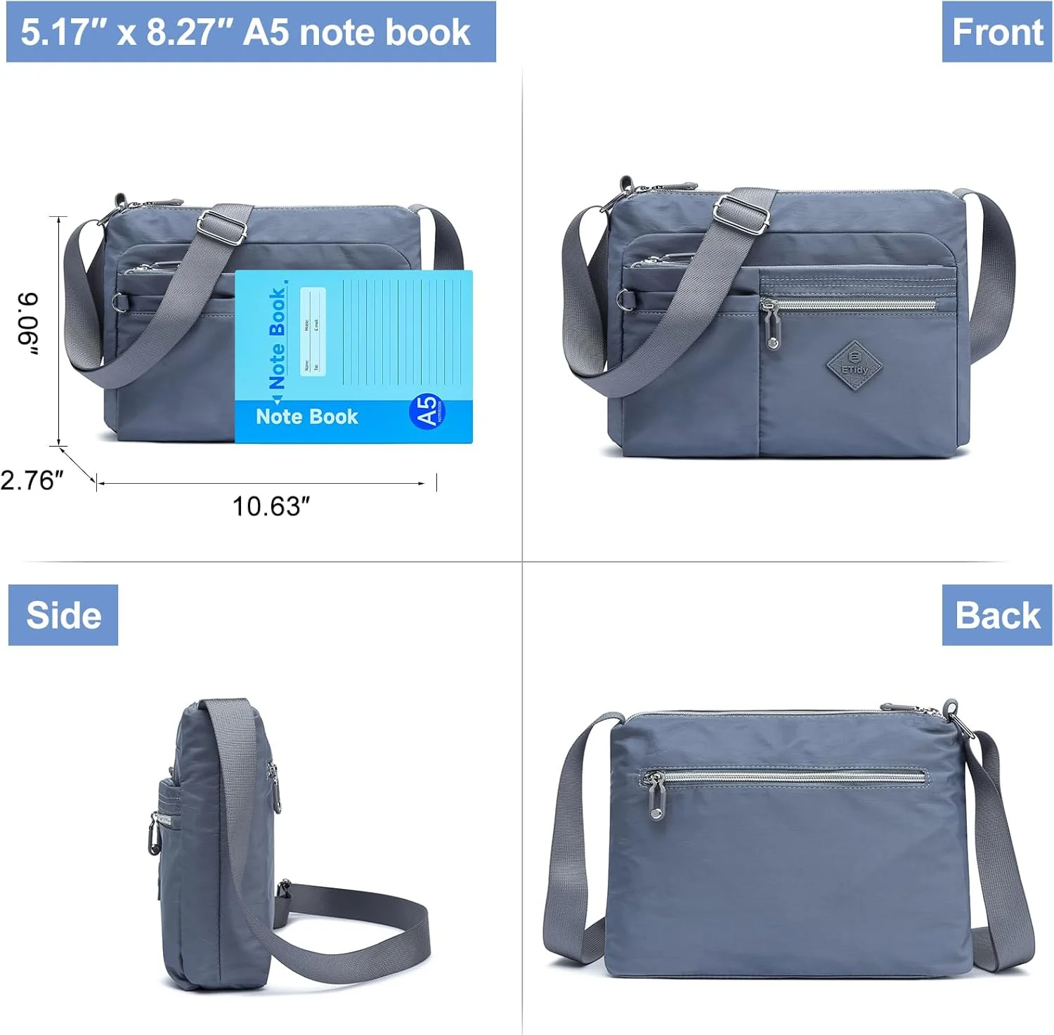 کیف دوشی زنانه ای‌تایدی، یک عدد